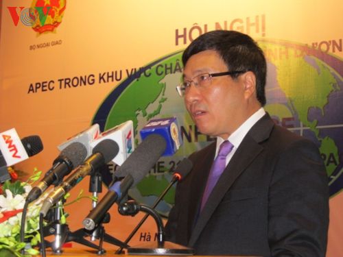 เวียดนามร่วมกับบรรดาประเทศสมาชิกAPEC ผลักดันการขยายตัวและเชื่อมโยงเศรษฐกิจภูมิภาค